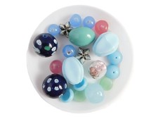 Vintage Bead Mix, Lot Includes Czech, Japanese, Lampwork Beads