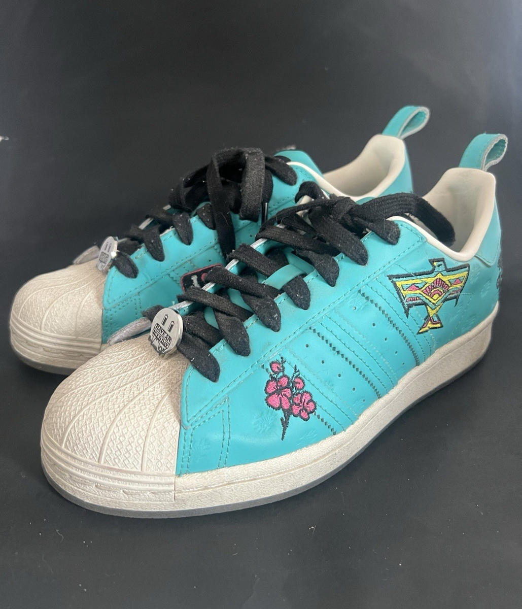 Adidas Superstar x Arizona Tea Sneaker Shoes Have an Iced Day Teal