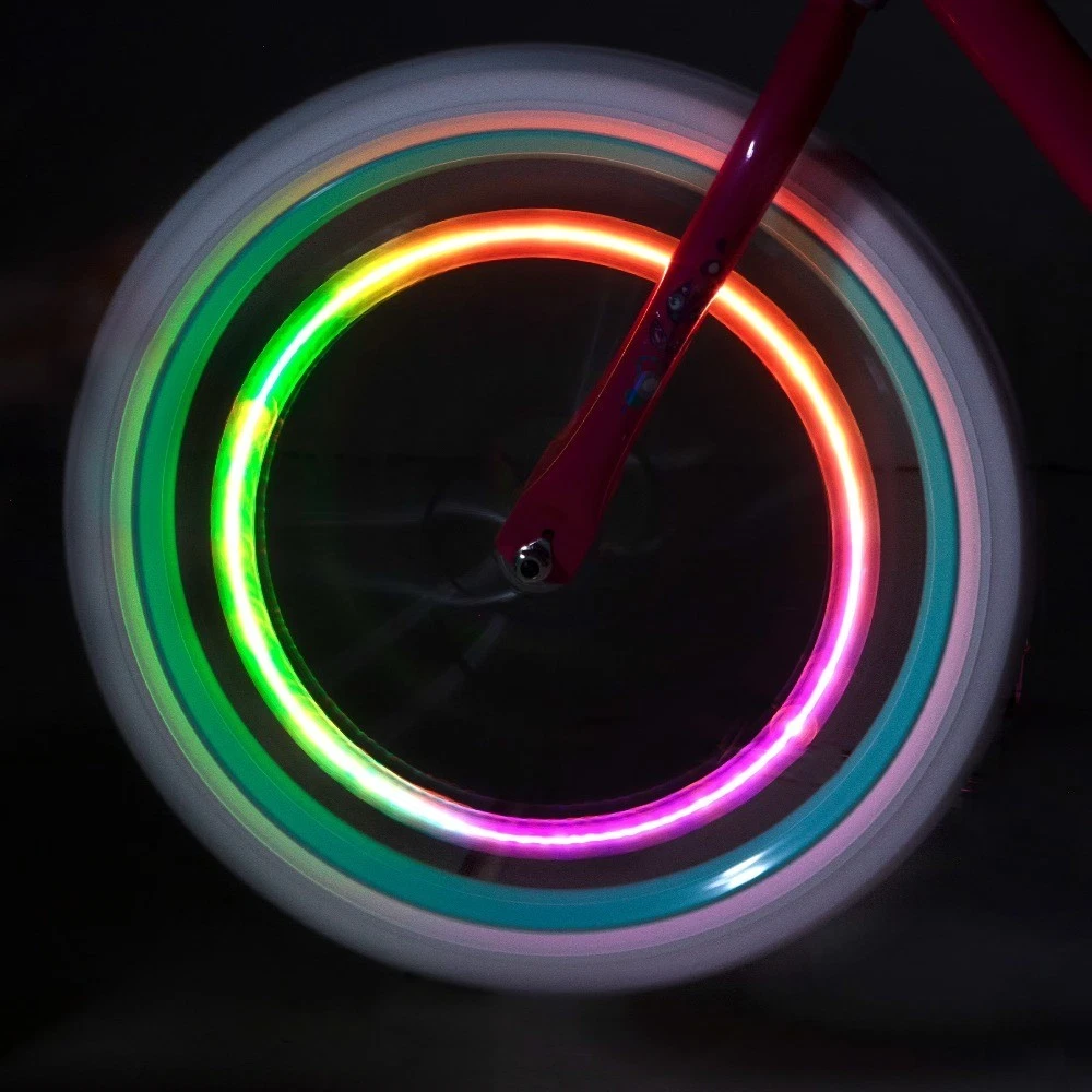 Color Morphing LED Bicycle Spoke Clip Lights, Weather-Resistant, Width 1 - thumbnail 3