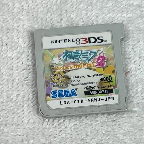 Hatsune Miku and Future 2 3DS Game Japanese Version LNA-CTR-AHNJ Cart Only