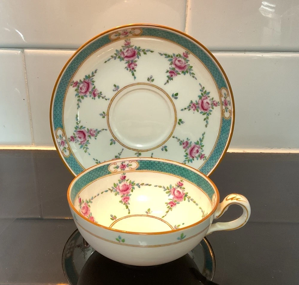 Original Cup & Saucer Collectible Cups & 1900-1919 Time Period