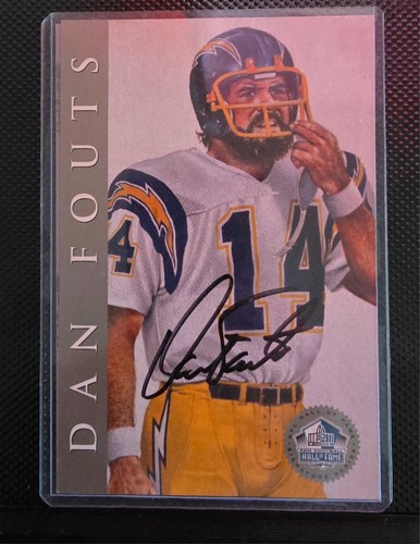 1998 NFL Hall of Fame Signature Series - Dan Fouts Autographs /2500 (AU)