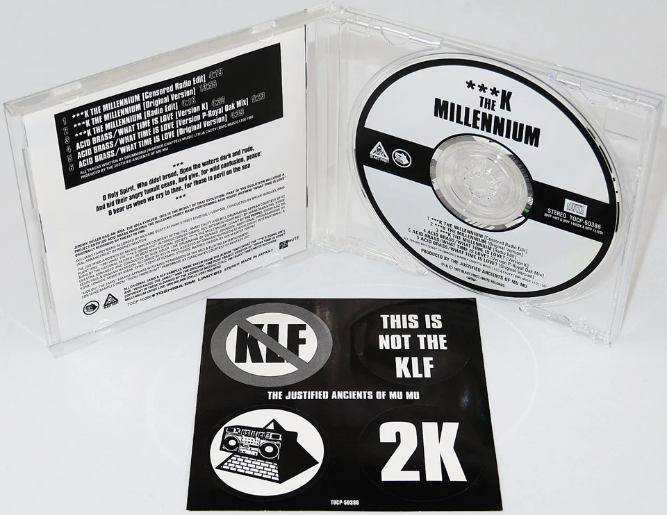 2K ***k The Millennium 6trx 1997 Japan Compilation OBI CD+Stickers THE KLF - Image 2 of 4