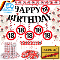 18 Geburtstag Deko, Deko 18. Geburtstag Junge MäDchen, 18 Geburtstagsdeko Mit Ba