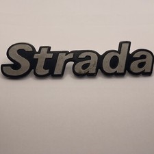 Strada Car Vehicle Emblem Badge Ornament Fiat Vintage Classic Strada Car Vehicle Emblem Badge Ornament Fiat Vintage Classic