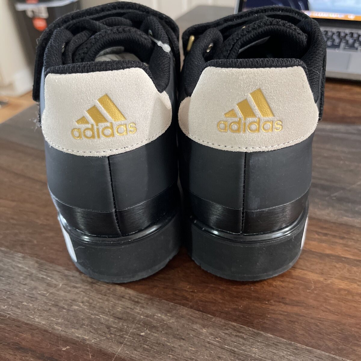 Adidas Shoes Mens 10 Black Power Perfect 3 III Weightlifting Adidas Shoes Mens 10 Black Power Perfect 3 III Weightlifting