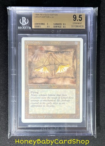MTG 3rd Edition Revised 1994 Ornithopter BGS 9.5 GEM MINT Old School 93/94 - Picture 6 of 6