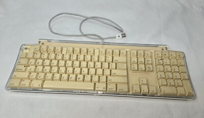 VTG 2002 APPLE PRO M7803 USB WIRED KEYBOARD OFF WHITE | eBay