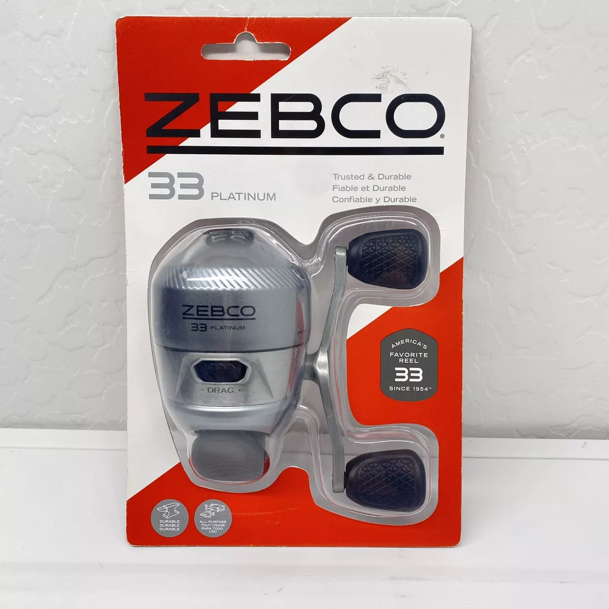 Zebco 33 Platinum Spincast Fishing Reel 33NPL 032203 New Sealed