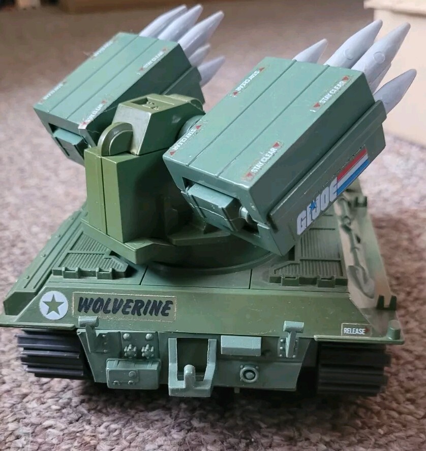 VTG Wolverine V1 GiJoe 1984 ARAH Rocket Tank Vehicle Dogfight Driver ...