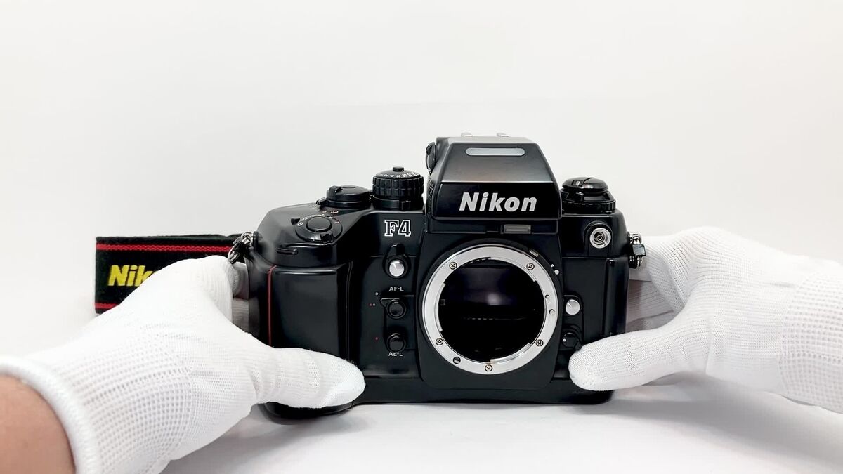 Nikon F4 Film Camera Body S/N 248XXX w/MF-22 Strap [Near Nikon F4 Film Camera Body S/N 248XXX w/MF-22 Strap [Near