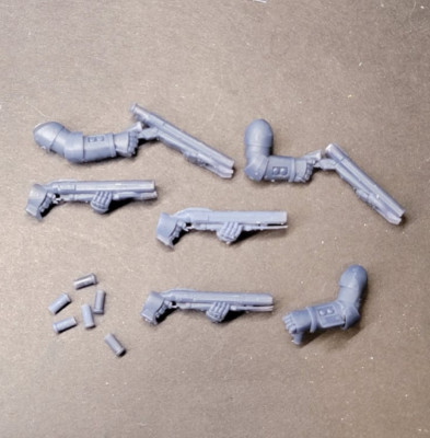 DOOM SUPER SHOTGUN x6 bits compatable with SM marines or neophytes