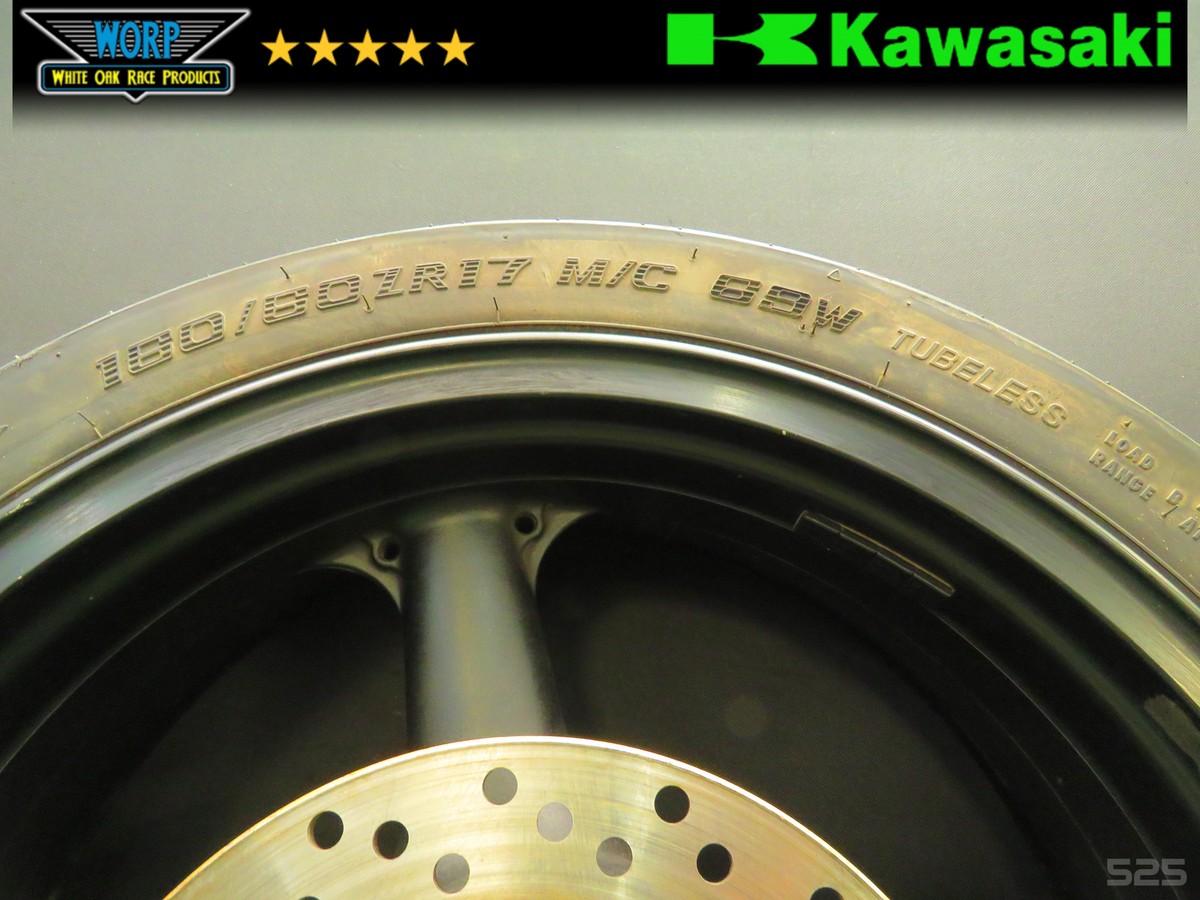 rima　0226 Kawasaki ZX6R Ninja 98-02 OEM Rear Wheel Rim SCRATCH 41073