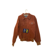 Vintage Rust Suede Bomber Jacket - New with Tags