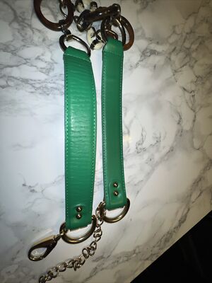 Dolce & Gabbana Vintage Green Leather Belt | eBay display picture 1