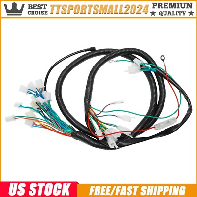 Wiring Harness Wire Loom Light Wire For Sine Wave Controller ATV Quad Tricycle