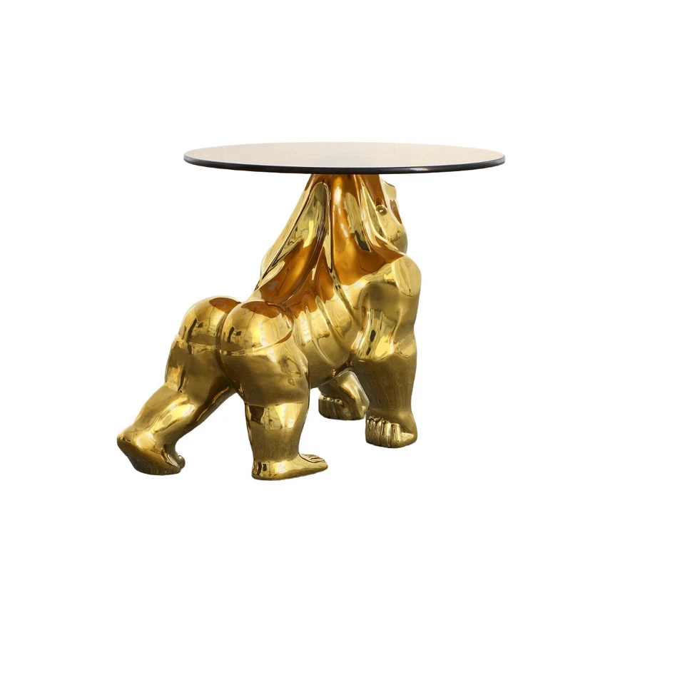 Maximalist Design G'rilla Modern Pop Art Accent Table Luxury Sculptural Decor - Image 3 of 4