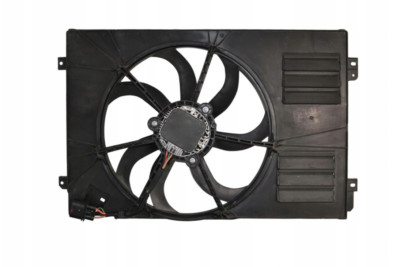 RADIATOR & CONDENSER COOLING FAN AUDI VW SEAT SKODA 1K0959455FB 1K0121203AH 