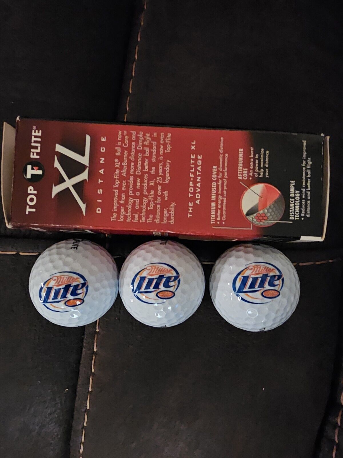 Promo Golf Balls, Miller Lite, Set Of 3