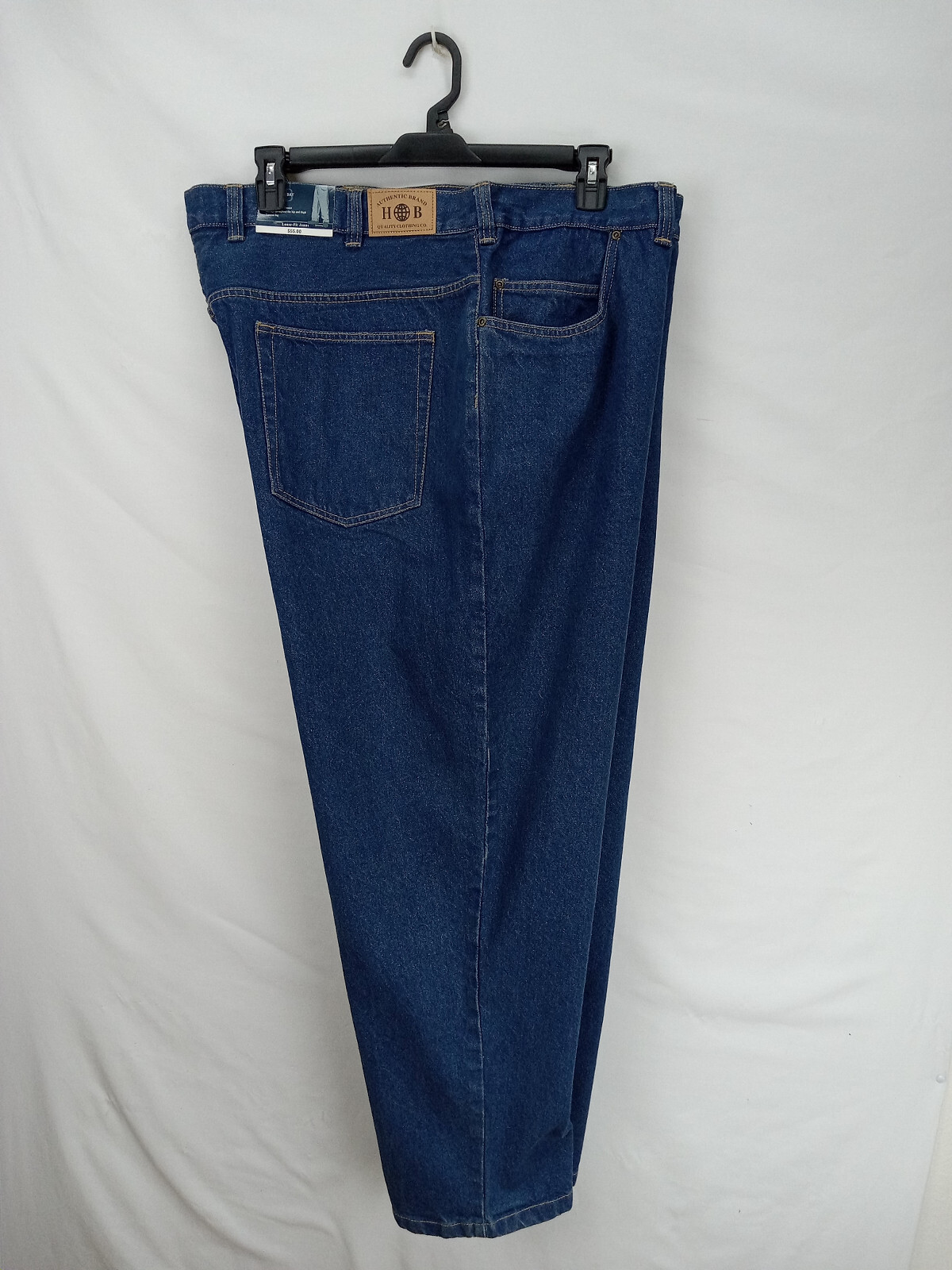 Harbor Bay Loose Fit Tapered Leg Blue Jeans NWT Men's Size 48x30. Item #P048