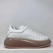 Alexander McQueen Women's Sneakers Size 5.5 US/ 35.5 EU White Rose Gold