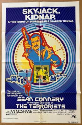 Sean Ransom Sean Connery RANSOM 1975 27x41 Org Movie Poster 3618 | eBay
