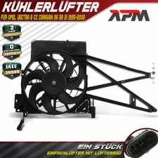 Radiator Cooling Fan Engine Cooling Fan 3 Pin For Opel Vectra B CC Caravan 36 38 31