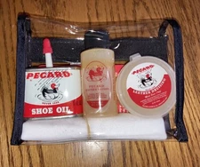 Pecard Leather Care Kit Shoe Oil Leather Lotion Dressing Conditioner Unopened