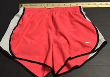 Nike Girls' Tempo Dri-fit Low Rise Racer Pink Running Athletic Shorts Medium