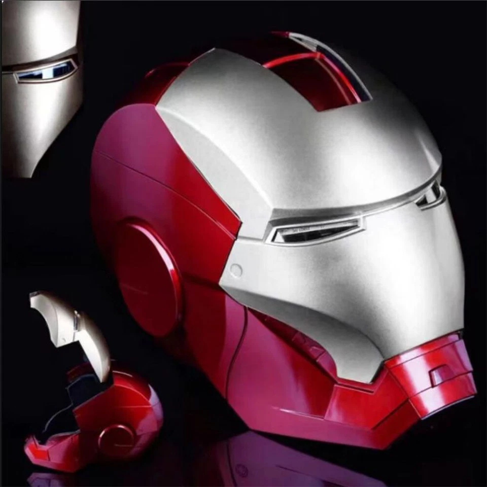Iron Man 1:1 MK5 Helmet Touch Control Wearable Ironman Mask Avengers Cosplay
