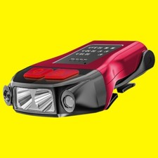 Rechargeable Induction USB LED-Headlamp Clip On Cap Hat Light Torch Fishing Lamp