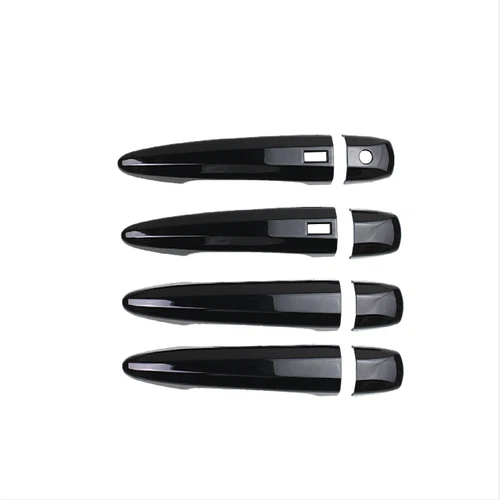For Nissan Sentra 2020-2024 Bright black Front Car Door Handles Cover Trim 8pc - Picture 6 of 9