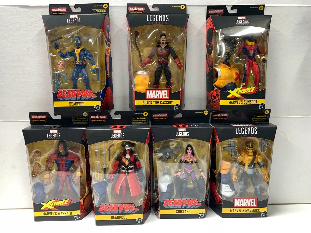 Marvel Legends action figures NEW, SEALED, LOT #1 Strong Guy BAF