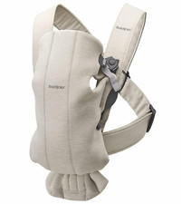 Light Beige 3D Jersey Baby Carrier Mini for Comfortable Carrying