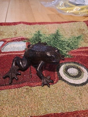 Gusseisen Frosch/Kröte, Gartendeko - Bild 4 von 11