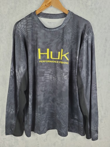 Sweat à Capuche Huk Performance – Homme, Taille M – Camo Kryptek Mandragore, Vert