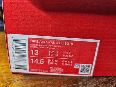 Size 13 - Nike Air Span 2 SE SU19