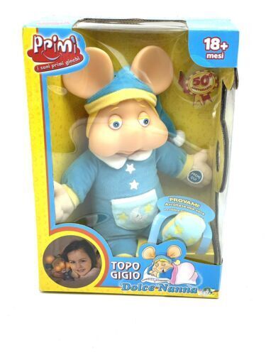 VINTAGE Topo Gigio Parlante Dolce Nanna Giochi Preziosi Nuovo In Box # NIB NJ - Foto 1 di 3