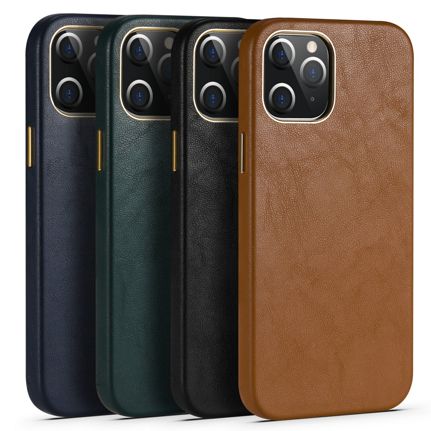 For iPhone 13 Pro Max/13 Pro/13 mini Luxury Leather Shockproof Phone Case  Cover