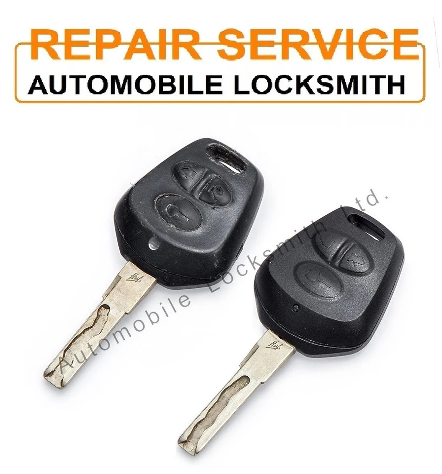 AUTOMOBILE LOCKSMITH For Porsche 911 996 Boxster S 986 3 Button Remote Key Fob Repair Service