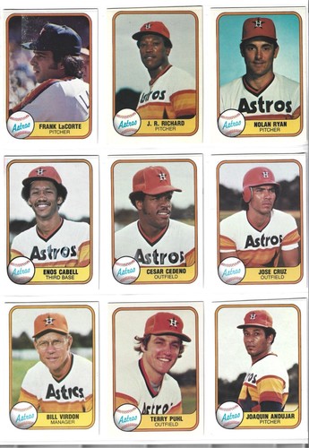1981 FLEER BASEBALL COMPLETE SET 660 w STARS RCs UPPER GRADE L@@K