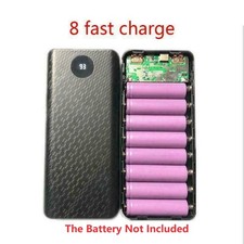 DIY PD Power Bank Case 18650 Battery Fast Charger Welding-Free Without Battery t