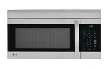 LG EasyClean 1.7-cu ft Over-the-Range Microwave with Sensor Cooking- LMV1764ST