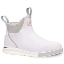 XtraTuf Men's Wheelhouse Ankle Deck Boots - White Mens Shoes