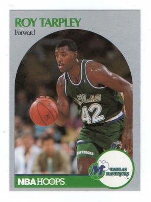 1990-91 NBA Hoops Roy Tarpley #88 Dallas Mavericks