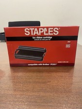 Staples fax ribbon cartridge model #SFB-45C(compatible with Brother PC301