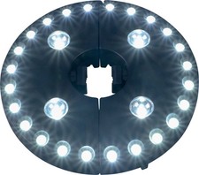 Wireless 28-LED Umbrella Light &ndash; 3 Brightness Modes, Clip or Hook Mount