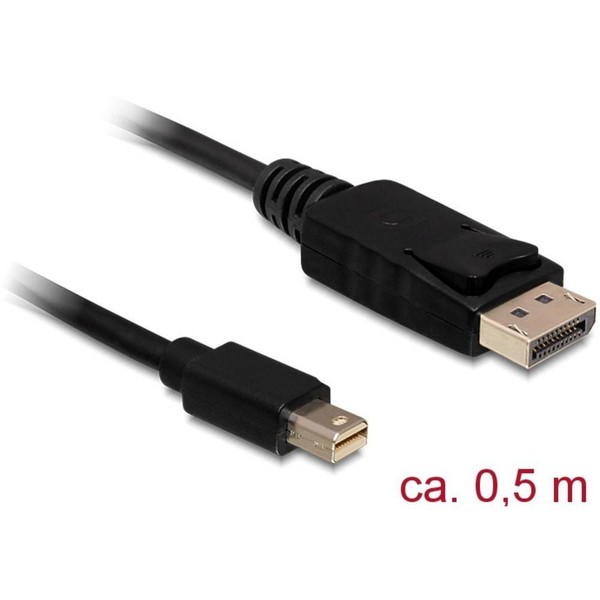Delock Mini-Displayport / Displayport Adapterkabel Mini Displayport Stecker,-image