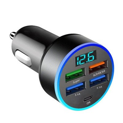 Zigarettenanzünder USB Ladegerät 4x USB Auto KFZ LKW Handy Für Samsung iPhone