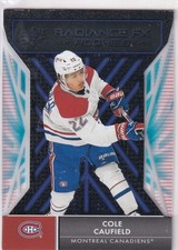 21/22 UD SPX COLE CAUFIELD RADIANCE FX RC ROOKIE INSERT #51